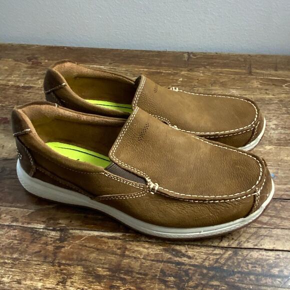 Florsheim Great Lakes Moc Toe Slip-On Jr‎ Boys size 4 - Picture 1 of 6